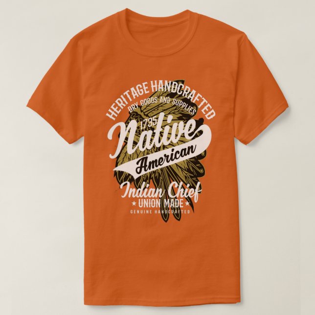 Camiseta Americano Nativo 2 (2) (Frente do Design)