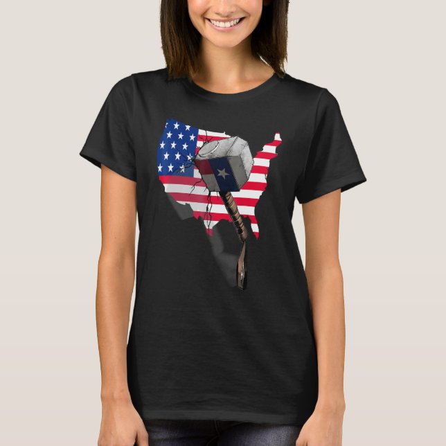 Camiseta Americano Nativo Do Texas (Frente)