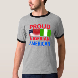 Camiseta Americano nigeriano orgulhoso