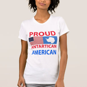 Camiseta Americano orgulhoso de Antartican