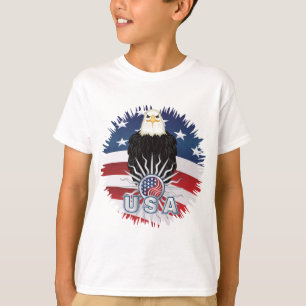 Camiseta Americano orgulhoso Eagle