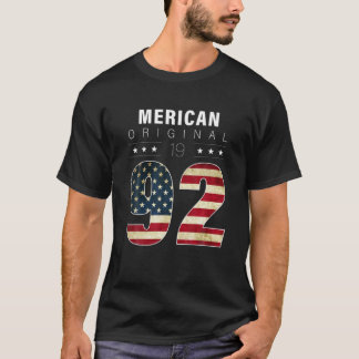 Camiseta Americano Original 1992 Ano De Nascimento 1992 Ani