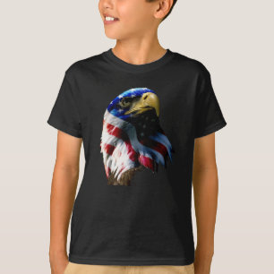 Camiseta Americano patriótico Eagle