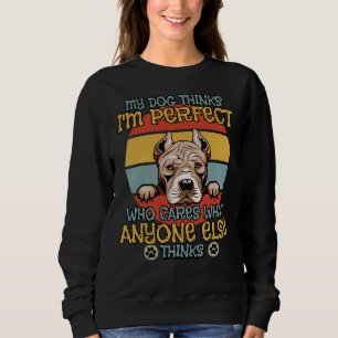 Camiseta Americano Pitbull Terrier Meu Cachorro Acha Que So