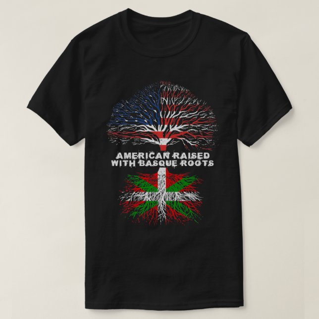 Camiseta Americano Raízes Bascas (Frente do Design)