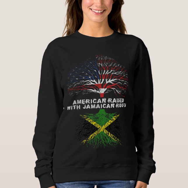 Camiseta Americano Raízes jamaicanas na Jamaica (Frente)