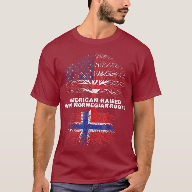 Camiseta Americano Raízes Norueguesas (Frente)