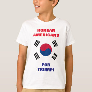CAMISETA AMERICANOS COREANOS PARA O TRUMP!
