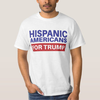 Camiseta Americanos Hispânicos Para Trump - Repub Das Eleiç