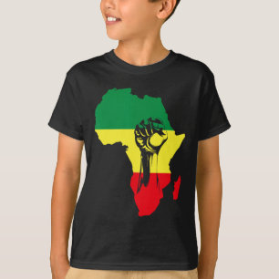 Camiseta Americanos nativos Africanos de História Preta do