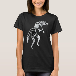 Camiseta Americanos nativos cultura dançando Kokopelli 2 ve