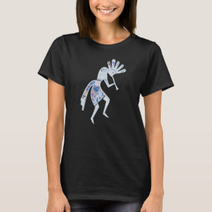 Camiseta Americanos nativos Cultura Dançando Kokopelli 4 Fa