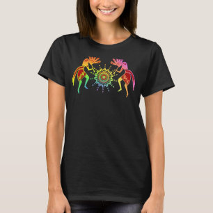 Camiseta Americanos nativos Cultura Sun Dancing Kokopelli 4