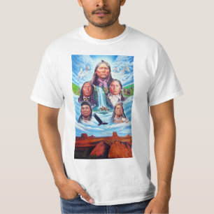 Camiseta Americanos nativos de Modelo de tendências moderna