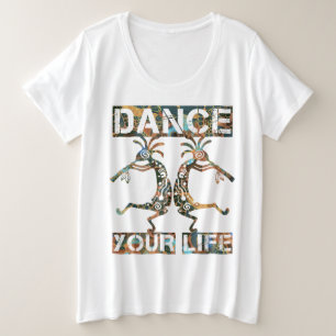 Camiseta americanos nativos Kokopelli - Dance sua vida 1