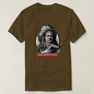 Camiseta Americanos nativos leem livros proibidos