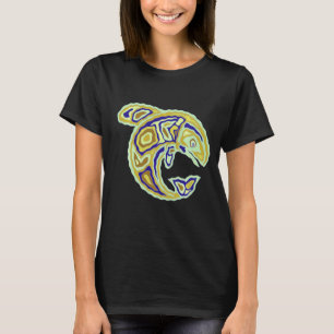 Camiseta Americanos nativos Totem Orca Killer Whale Pop Art
