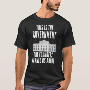 Camiseta Americanos Patrióticos Anti-Governos