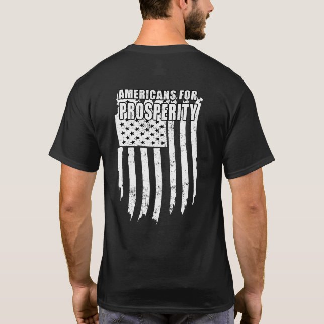 Camiseta Americanos pela Prosperidade (Verso)