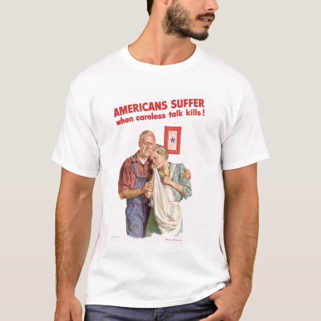 Camiseta Americanos sofrem... (Frente)