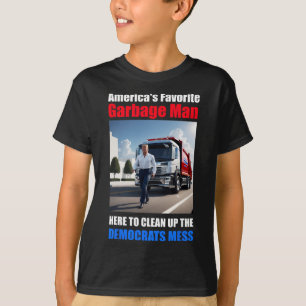 Camiseta Americas - Homem De Lixo Favorito Aqui Para Limpar