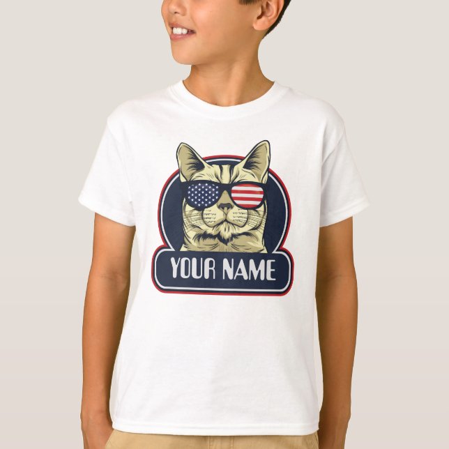 Camiseta Americat 4 de julho (Frente)