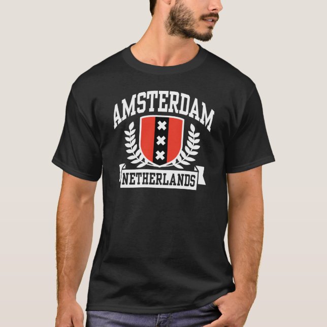 Camiseta Amesterdã Países Baixos (Frente)