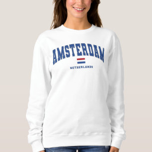 Camiseta Amesterdã - Países Baixos - Estilo do Colégio Vint