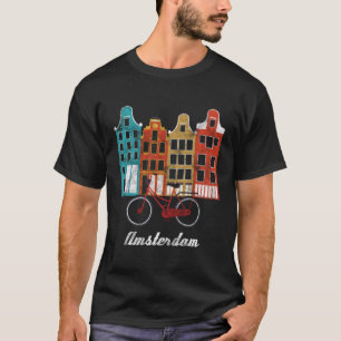 Camiseta Amesterdã Países Baixos Heritage Europe Viagem Bik