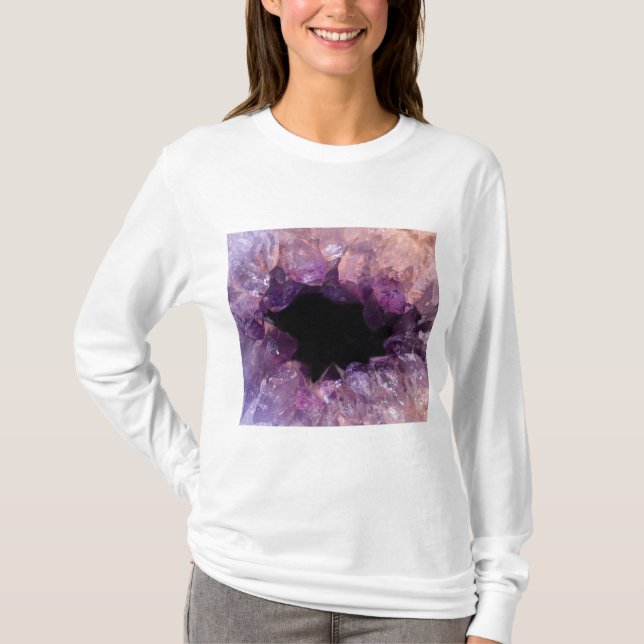 Camiseta Ametist roxo (Frente)