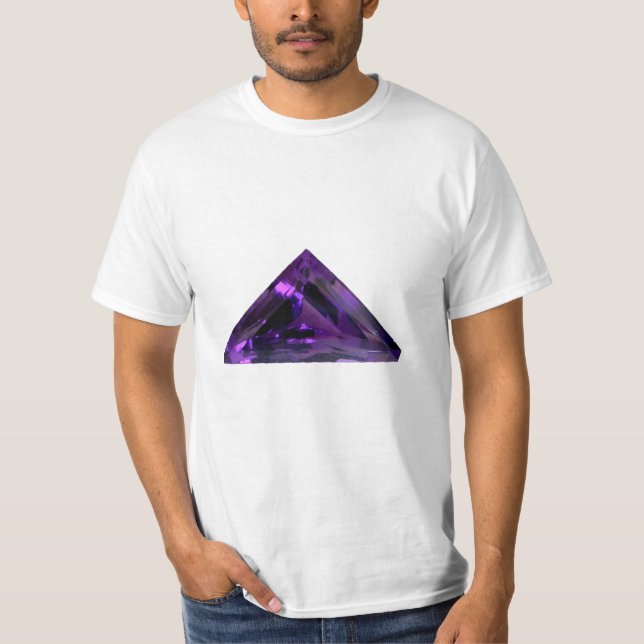 Camiseta Ametist Triangle Gemstone T Shirt (Frente)