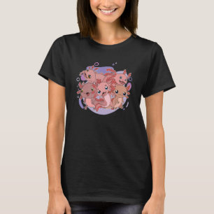 Camiseta Amíade-Salamandra Mexicana, Animal Axolotls