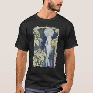 Camiseta Amida Falls Hokusai Vintage Retro Arte Japonesa