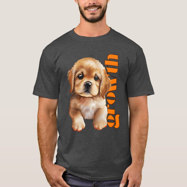 Camiseta amiga bonito Dog (Frente)