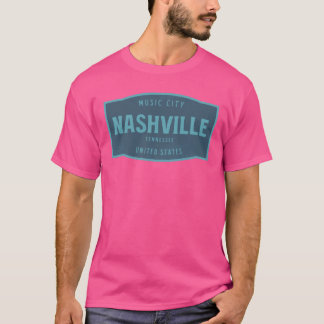 Camiseta amiga da cidade da música de Nashville