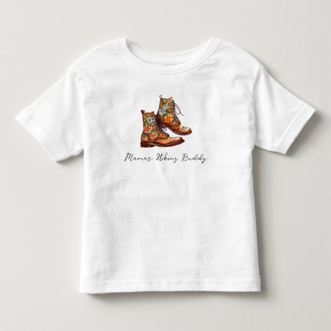 Camiseta Amiga de caminhada da mamãe meninas (Frente)