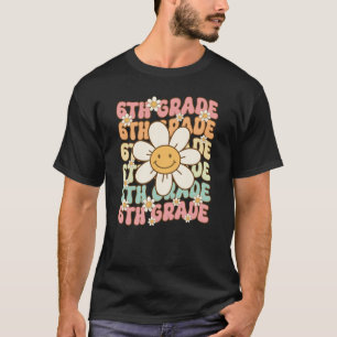 Camiseta Amiga Flor Retro da 6ª Série