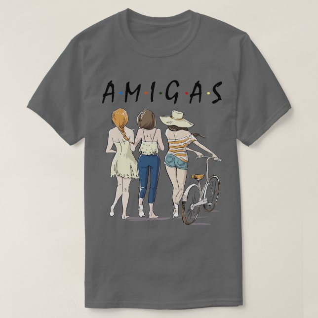 CAMISETA AMIGAS (Frente do Design)