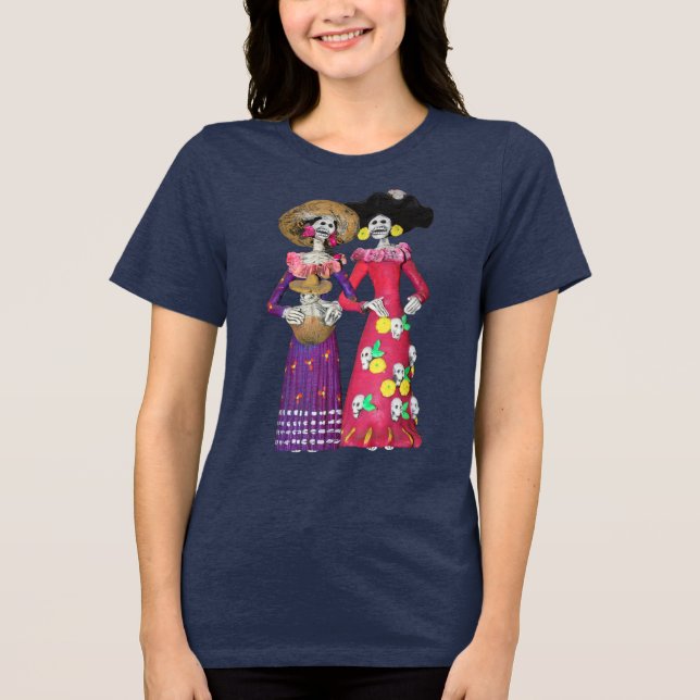 Camiseta Amigas Caveira (Frente)