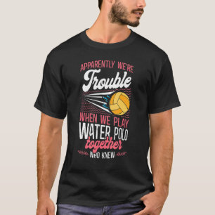 Camiseta Amigas de Pólo Aquático Melhores Amigas Aparenteme