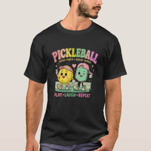 Camiseta Amigas do Pickleball Fofas – Jogar • Rir • Repetir