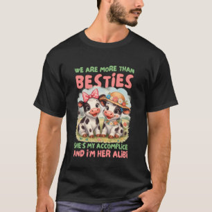 Camiseta Amigas Melhores Amigas Apaixonadas por Vaca Querid