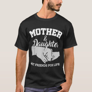 Camiseta Amigas para a vida mãe e filha