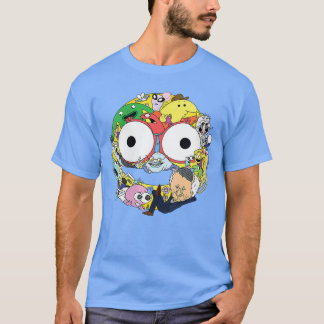 Camiseta Amigas Sorridentes Carinha Sorridente Personagem C