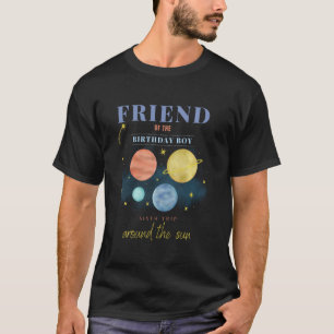 Camiseta Amigo 6 Aniversário Sexta Viagem Ao Redor Do Sol