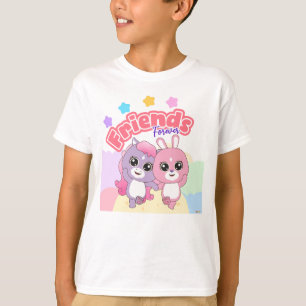 Camiseta Amigo Adorável de Animais: Amigos para Sempre