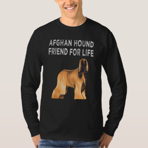 Camiseta Amigo Afegão Para a Vida Amizade Canina