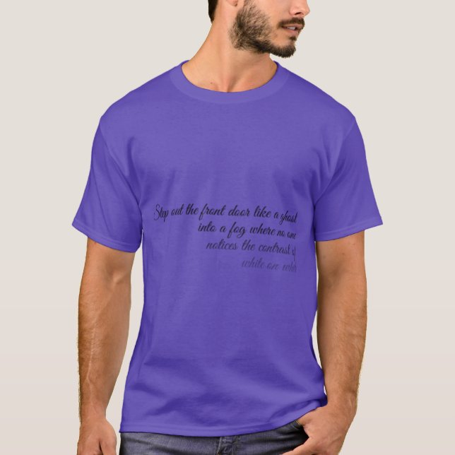 Camiseta Amigo Branco sobre Branco (Frente)