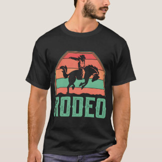 Camiseta Amigo Cavaleiro de Rodeio de Equitação Ocidental