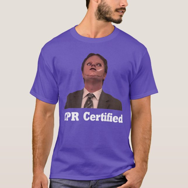 Camiseta amigo certificado em RCP (Frente)